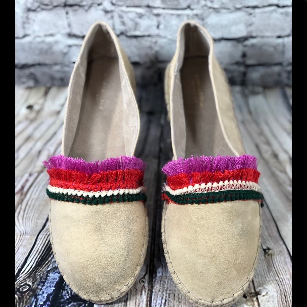 Scotch & Soda suede espadrilles with tassels - Picture 1 of 7